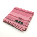 ワンダフルデー♪全品P10倍メール便対応OK【売れ筋】 【限定1枚】【未使用ハンカチ】BURBERRY ハンカチ【ピンク系】
