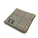 ワンダフルデー♪全品P10倍メール便対応OK【売れ筋】 【限定1枚】【未使用ハンカチ】burberrysハンカチ【グリーン系】