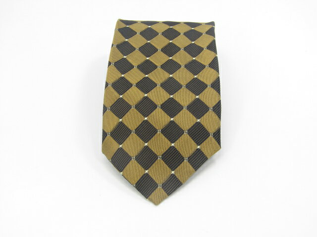 お買い物マラソン♪全品P10倍【売れ筋】【値下げ】【中古ネクタイ】メール便対応OKErmenegildo Zegnaエルメネジルドゼニアネクタイ【パターン・規則柄系】【ブラウン系】【ランクAB】【ネクタイ中古】