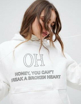 スタイルナンダ レディース パーカー・スウェット アウター STYLENANDA Oh Honey Hoodie Ivory