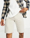 I[AhTY Y n[tpcEV[c {gX Only & Sons loose fit denim shorts in off white Silver linings