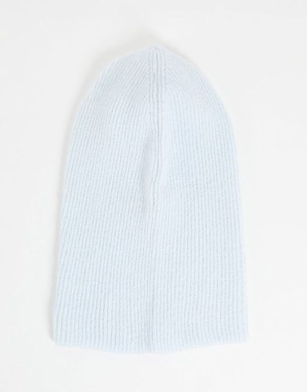 エイソス レディース マフラー・ストール・スカーフ アクセサリー ASOS DESIGN rib knit snood with ties in blue Blues