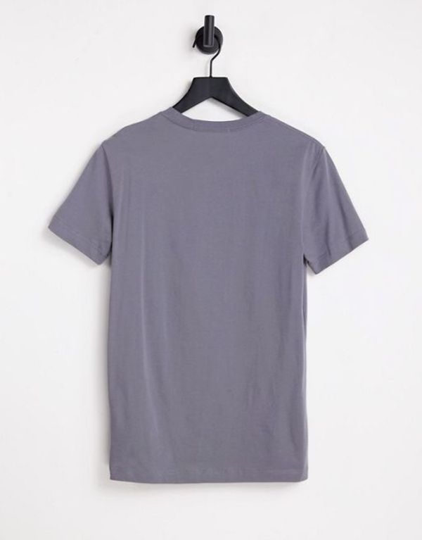 カルバンクライン メンズ Tシャツ トップス Calvin Klein Jeans tonal monogram logo t-shirt in gray Gray