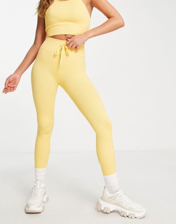 uAhAU[VOX fB[X MX {gX Love & Other Things ribbed gym leggings in mango mango