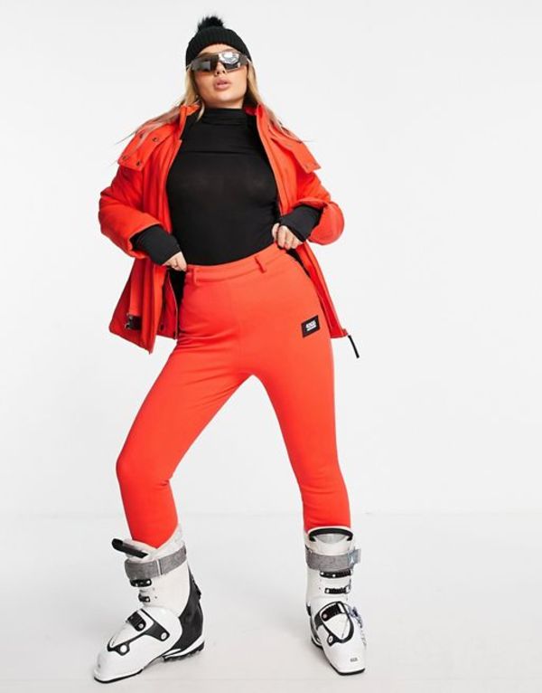 【送料無料】 エイソス レディース カジュアルパンツ ボトムス ASOS 4505 ski skinny ski pants with stirrup Red