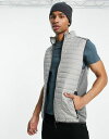 【送料無料】 ジャック アンド ジョーンズ メンズ タンクトップ トップス Jack & Jones Essentials puffer vest in gray Ghost gray