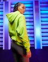 【送料無料】 エイソス レディース パーカー・スウェット アウター ASOS 4505 longline hoodie in brushback in lime Lime