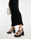 【送料無料】 アンドアザーストーリーズ レディース サンダル シューズ & Other Stories heeled strappy platform sandals in black Black