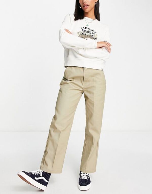 ディッキーズ ボトムス レディース 【送料無料】 ディッキーズ レディース カジュアルパンツ ボトムス Dickies Elizaville pants in beige Beige