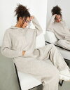 エイソス 【送料無料】 エイソス レディース パーカー・スウェット フーディー アウター ASOS EDITION knit rib oversized hoodie in oatmeal Oatmeal