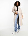 yz XgfBoEX fB[X R[g AE^[ Stradivarius oversized tailored coat in ecru ECRU