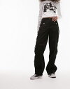 【送料無料】 トップショップ レディース カジュアルパンツ カーゴパンツ ボトムス Topshop low rise slim fit cargo pants in washed ..