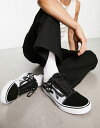 yz oY Y Xj[J[ V[Y Vans Old Skool sneakers in black with reflective flame print Black