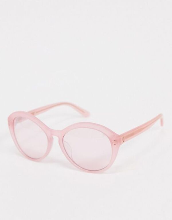 カルバンクライン 【送料無料】 カルバンクライン レディース サングラス・アイウェア アクセサリー Calvin Klein milky pink sunglasses Pink