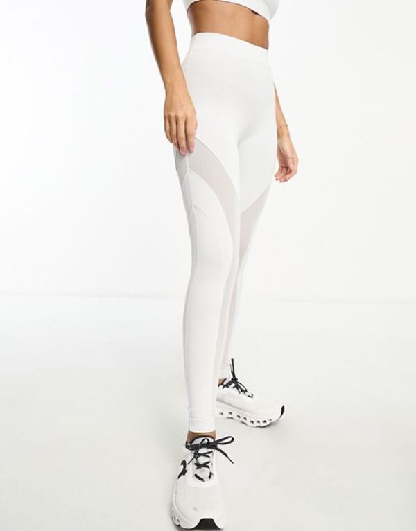 yz R[ fB[X MX {gX Koral Pine Drive leggings in white WHITE