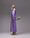 【送料無料】 トップショップ レディース ワンピース トップス Topshop seamed long sleeve midi dress in lilac LILAC