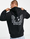 ディッキーズ 【送料無料】 ディッキーズ メンズ パーカー・スウェット フーディー アウター Dickies Marbury hoodie in black Black