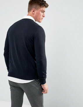 エイソス メンズ ニット・セーター アウター ASOS Crew Neck Sweater In Navy Navy