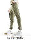 エイソス 【送料無料】 エイソス メンズ カジュアルパンツ カーゴパンツ ボトムス ASOS DESIGN tapered cargo pants in khaki Khaki