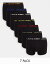 ̵ å  硼  ֥꡼եѥ  Jack &Jones 7 pack trunks in black with color logo waistband Black