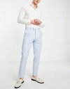 yz t`RlNV Y JWApc {gX French Connection linen suit pants in soft blue LIGHT BLUE