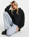 【送料無料】 ウィークデイ レディース パーカー・スウェット フーディー アウター Weekday Essence hoodie in black Black