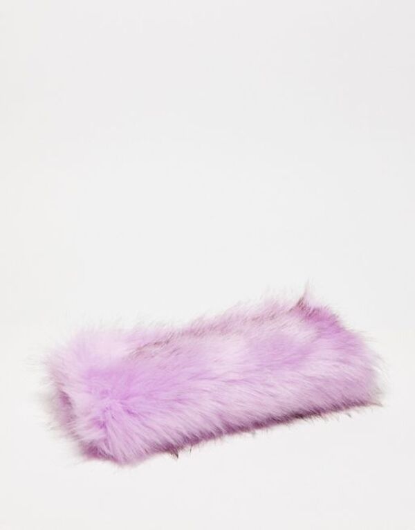 yz fCW[Xg[g fB[X  ANZT[ Daisy Street hand muffler in pink faux fur Pink