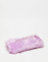 【送料無料】 デイジーストリート レディース 手袋 アクセサリー Daisy Street hand muffler in pink faux fur Pink