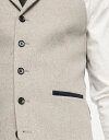 【送料無料】 ハリー ブラウン メンズ ベスト トップス Harry Brown Wedding wool mix slim fit suit vest in light gray LIGHT GRAY