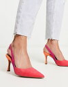 【送料無料】 エイソス レディース ヒール シューズ ASOS DESIGN Samber slingback stiletto heels in multi Multi