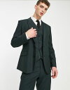 エイソス 【送料無料】 エイソス メンズ ジャケット・ブルゾン アウター ASOS DESIGN slim suit jacket in forest green GREEN