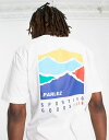 【送料無料】 パルレ メンズ Tシャツ トップス Parlez castara backprint T-shirt in white WHITE