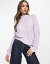 ̵ ޥ ǥ ˥åȡ  Mango pointelle high neck sweater in lilac Lilac