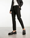 【送料無料】 ニュールック メンズ カジュアルパンツ ボトムス New Look plain suit pants in black Black