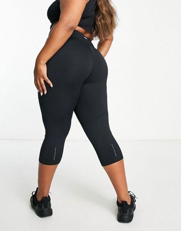 yz GC\X fB[X MX {gX ASOS 4505 Curve icon running capri leggings Black