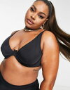 【送料無料】 エイソス レディース トップのみ 水着 ASOS DESIGN Curve mix and match step front underwire ...