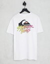 【送料無料】 クイックシルバー メンズ Tシャツ トップス Quiksilver x Stranger Things T-shirt in white White