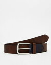 yz t`RlNV Y xg ANZT[ French Connection leather belt in tan TAN