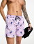 【送料無料】 ジャック アンド ジョーンズ メンズ ハーフパンツ・ショーツ 水着 Jack & Jones Intelligence swim shorts in purple turtle print Purple Rose