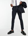 yz j[bN Y JWApc {gX New Look super skinny suit pants in navy Navy