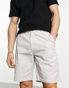 yz j[bN Y n[tpcEV[c {gX New Look straight chino shorts in off white Off White