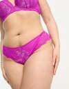 yz AT}[Y fB[X pc A_[EFA Ann Summers Curve Sexy Lace Planet brazilian brief in purple and lilac Purple/lilac