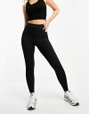 【送料無料】 エイソス レディース レギンス ボトムス ASOS 4505 Hourglass icon run tie leggings Black