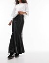 トップショップ 【送料無料】 トップショップ レディース スカート ボトムス Topshop leather look fishtail maxi skirt in black Black