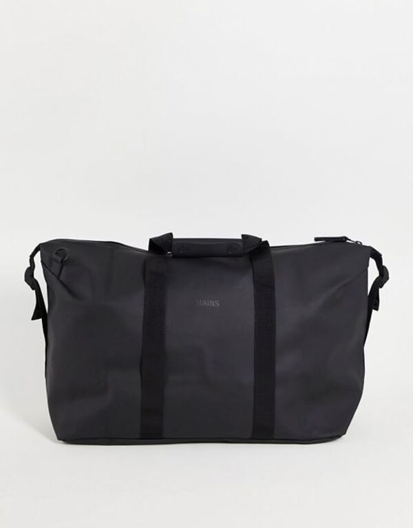 【送料無料】 レインズ メンズ ボストンバッグ バッグ Rains 13200 unisex waterproof weekend duffel bag in black Black