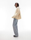 トップショップ 【送料無料】 トップショップ レディース ニット・セーター アウター Topshop premium knitted alpaca blend boucle sweater in cream CREAM