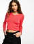 ̵  ե ǥ ˥åȡ  Gianni Feraud v neck sweater with ribbed sleeves in bright red RED