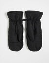 【送料無料】 エイソス レディース 手袋 アクセサリー ASOS 4505 Ski faux leather mittens in black Black