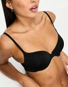  ワンダーブラ レディース ブラジャー アンダーウェア Wonderbra Ultimate T-shirt bra in black Black