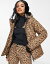 【送料無料】 プロテスト レディース ジャケット・ブルゾン アウター Protest Snowdrops snowjacket in brown leopard print Fudge camel